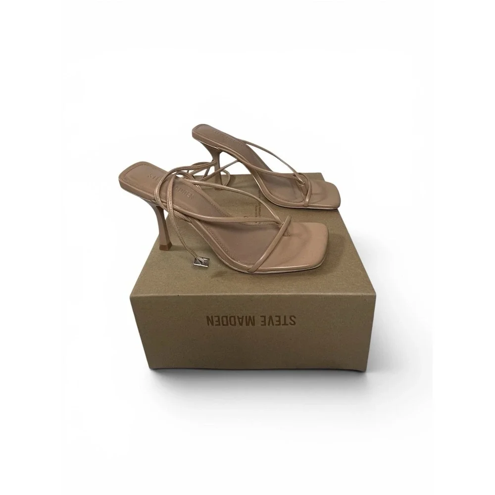 Steve Madden Women's Annie Square Toe Dress Sandal Sz 8 New